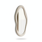 55 x 24 Wall Mirror with FlannelWrapped Wooden Frame