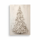 HD Print Vintage Christmas Tree Canvas