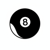 Carpet Simple Black 8 Round Rugs