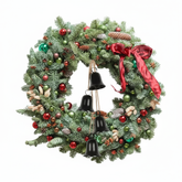 Decorative Bells, Christmas Bells, Metal Indoor and Outdoor Blessing Bells, 4-Piece Set of Harmonious Bells, Vintage Handmade