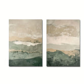 2pcs/set Japanese Retro Wabi Sabi Mountains