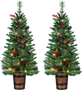 4FT Prelit Christmas Tree 2-Pack