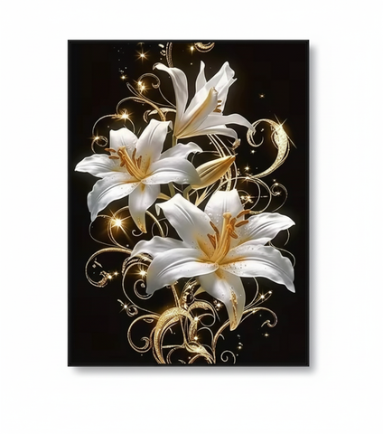1Pc Elegant Framed Premium Canvas Art