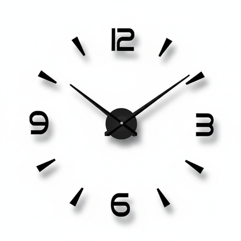 Large 3D Wall Clock Luminous Classic Wall Clocks