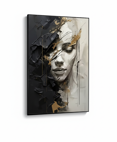 1Pc Large Frameless Abstract Canvas Art