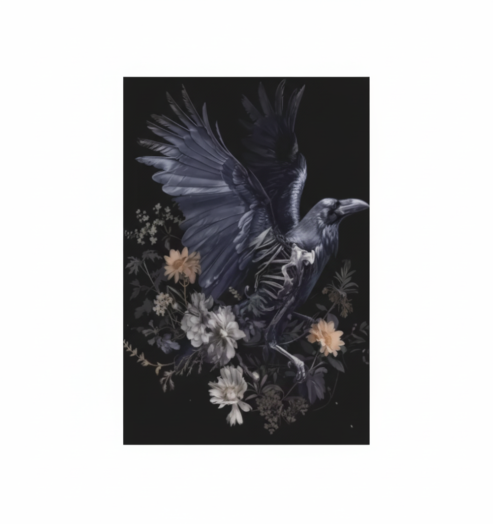 1pc Unframed Canvas Painting