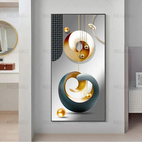 Nordic Modern Abstract Geometric Wall Art