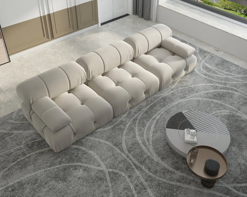 104" Minimalist Modular Sectional Sofas Modern