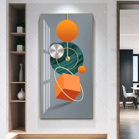 Nordic Modern Abstract Geometric Wall Art