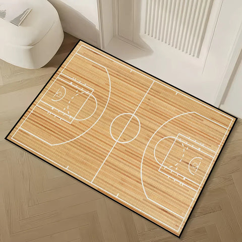 small field carpet Rug Carpet Home Decor Basketball Bedroom