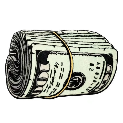 Creative Money Shaped Carpet Personality Imitation Money Rug