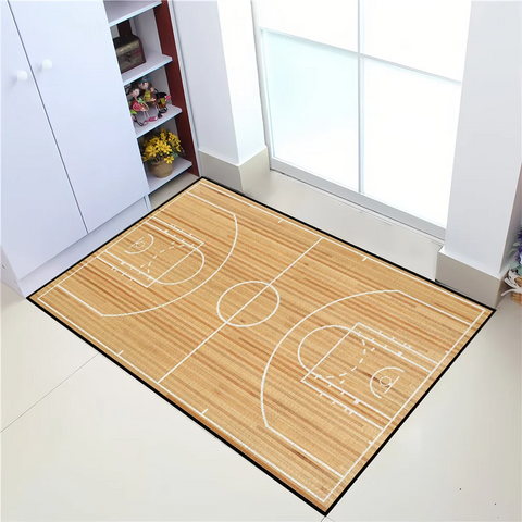 small field carpet Rug Carpet Home Decor Basketball Bedroom