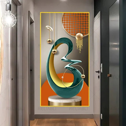 Nordic Modern Abstract Geometric Wall Art