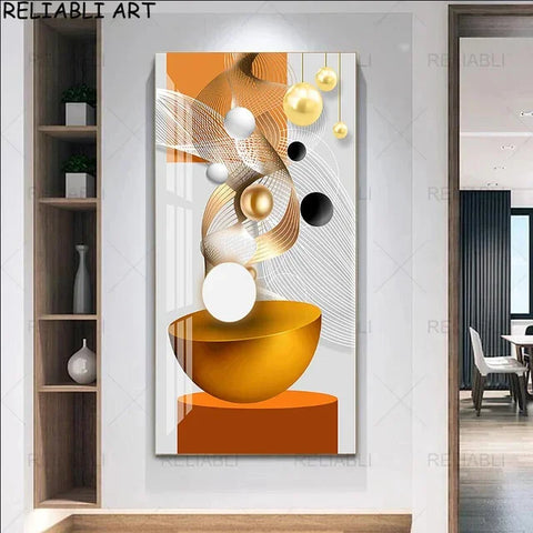 Nordic Modern Abstract Geometric Wall Art