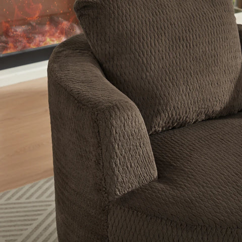 Modern Compressible Swivel Accent Chair Comfort Seating