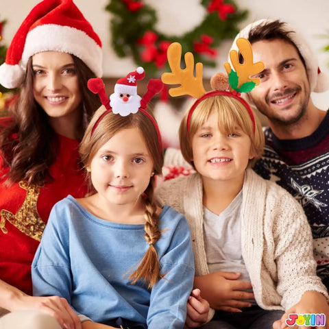 JOYFY 12 Packs Christmas Headbands