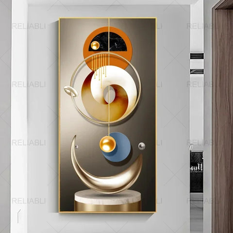 Nordic Modern Abstract Geometric Wall Art