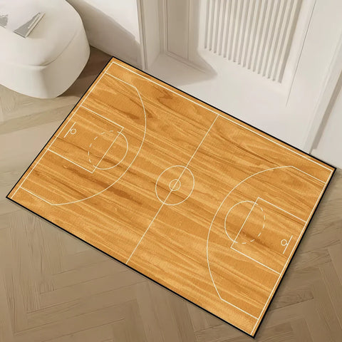 small field carpet Rug Carpet Home Decor Basketball Bedroom