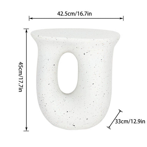 17.7" Pedestal Table Stand Cabin Decor