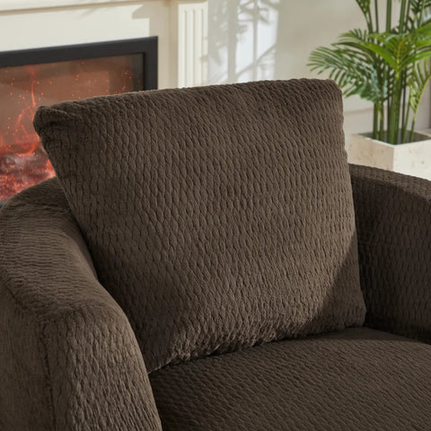 Modern Compressible Swivel Accent Chair Comfort Seating