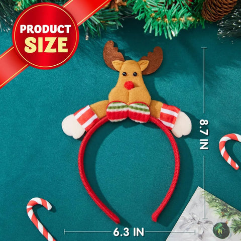 JOYFY 12 Packs Christmas Headbands
