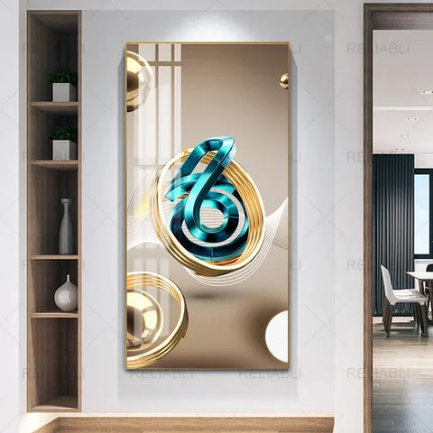 Nordic Modern Abstract Geometric Wall Art