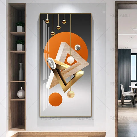 Nordic Modern Abstract Geometric Wall Art