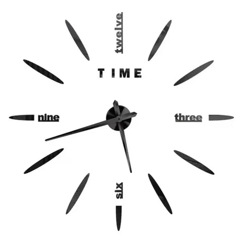 Large 3D Wall Clock Luminous Classic Wall Clocks