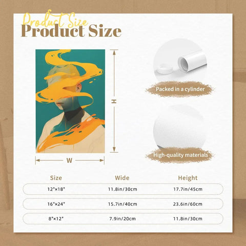 Bathroom Canvas Wall Art,Room Decor,20x30inch ,Office Decor