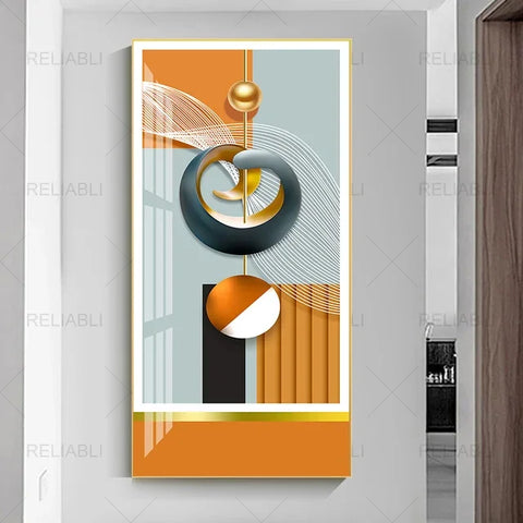 Nordic Modern Abstract Geometric Wall Art