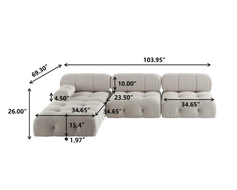 Sdorens Sectional Sofa Living Room Sofas