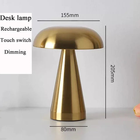 LED Table Lamp Retro Mushroom
