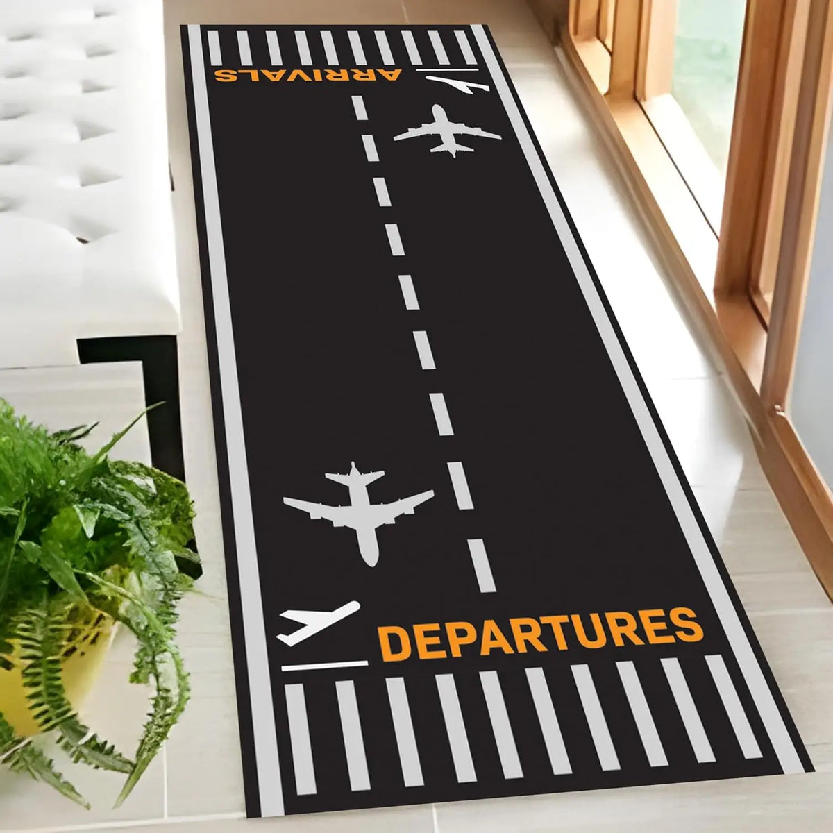 VIKAMA Airport Hallway Runner Rug