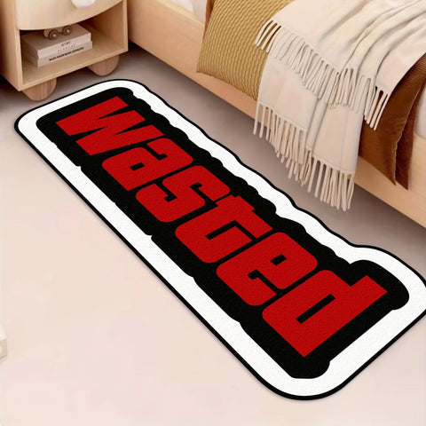 VIKAMA Letter-Shaped Patterned Carpet For Living Room