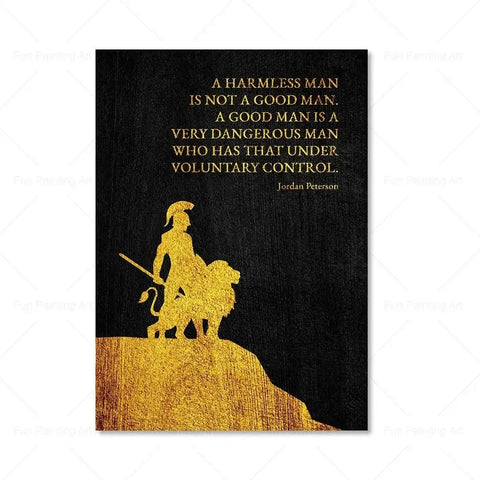 Motivational Quote Art Posters for Wall Black