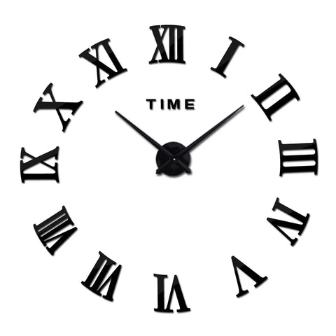 Large 3D Wall Clock Luminous Classic Wall Clocks