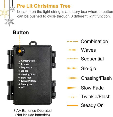 4FT Prelit Christmas Tree 2-Pack