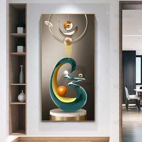 Nordic Modern Abstract Geometric Wall Art