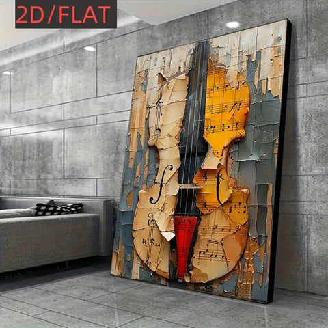 2D Flat Large Canvas Poster