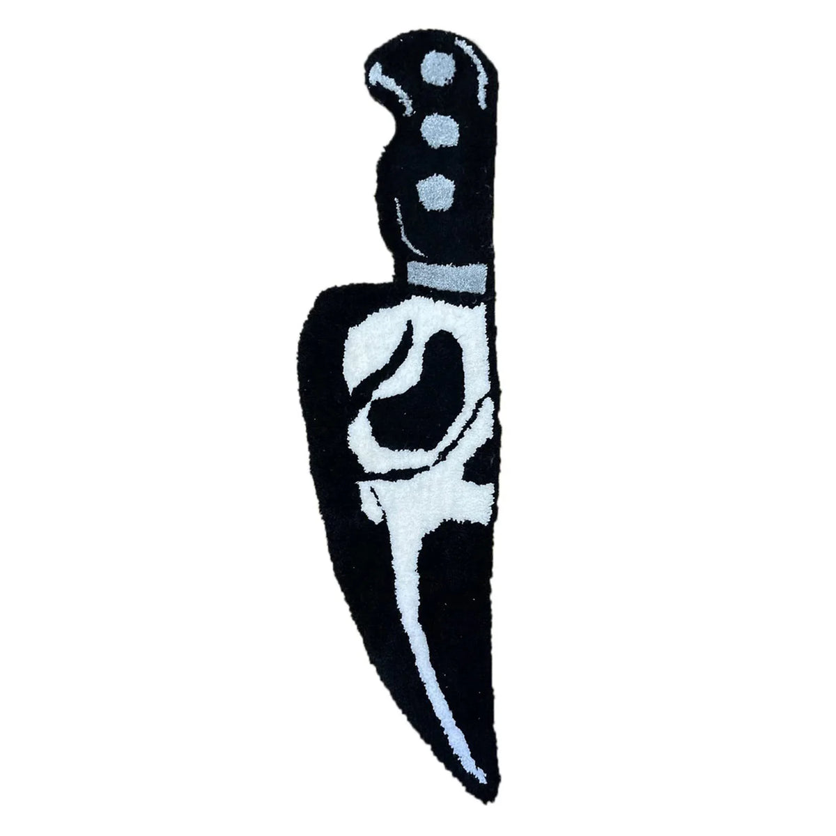 Clearance Deal Skull Knife Carpet Horror Scary Scream Bedside Rug