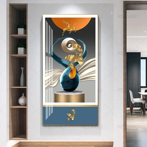 Nordic Modern Abstract Geometric Wall Art