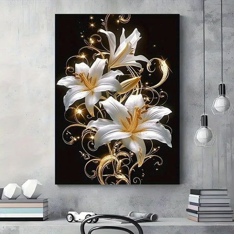 1Pc Elegant Framed Premium Canvas Art
