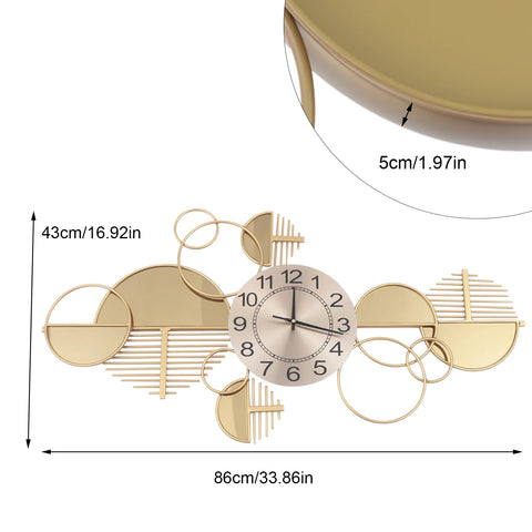 Creative Modern Metal Wall Clock