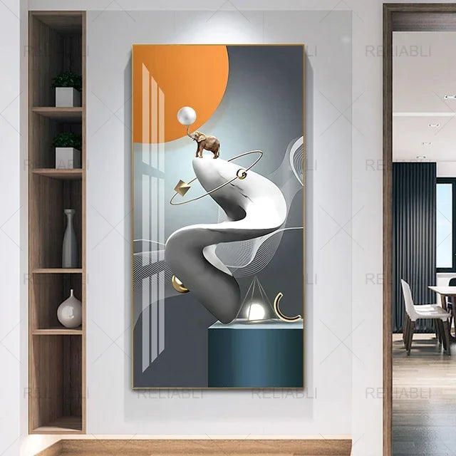 Nordic Modern Abstract Geometric Wall Art