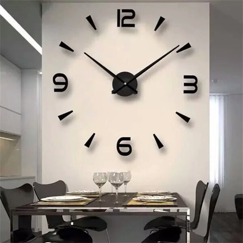Large 3D Wall Clock Luminous Classic Wall Clocks