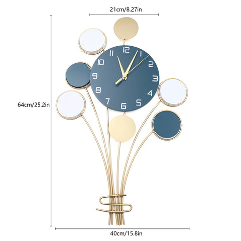 Modern Wall Clock for Living Room