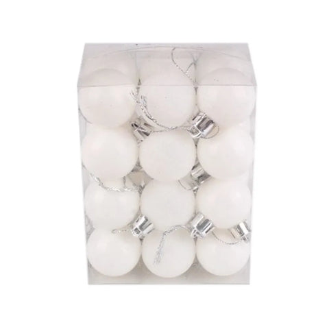 24Pcs Christmas Ball Christmas Tree Decoration Ornaments for Home Room Decor New Year Navidad Pendant Ball DIY Accessories