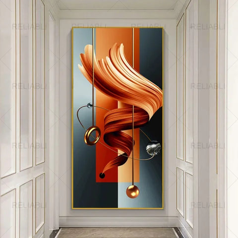 Nordic Modern Abstract Geometric Wall Art