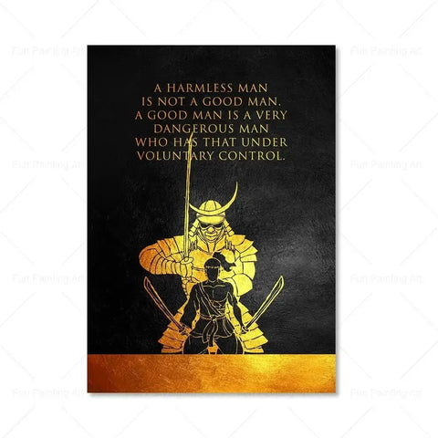 Motivational Quote Art Posters for Wall Black