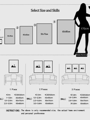 Nordic Modern Abstract Geometric Wall Art